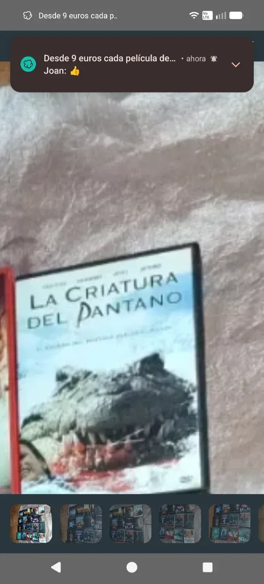 DVD La Criatura del Pantano