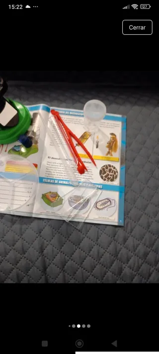 Microscopio infantil con accesorios