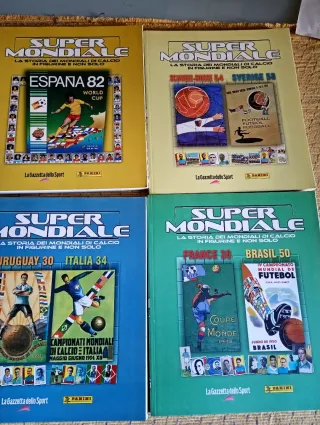 Super Mondiali Calcio Panini 4 Libri