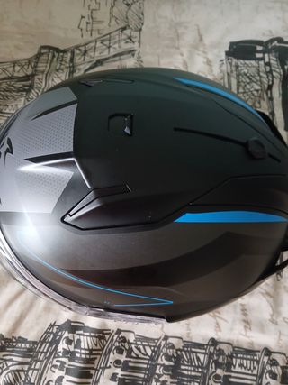 Casco Integral Shark Negro y Gris