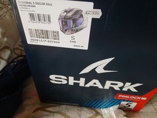 Casco Integral Shark Negro y Gris