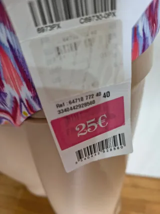 Chantelle Costume da bagno slip fantasia nuovo