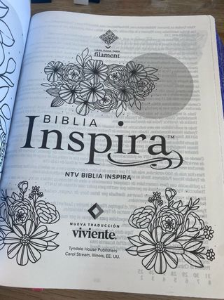 Biblia Inspira Ntv Con Filament