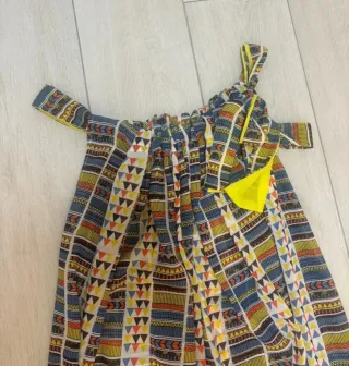 Vestido largo estampado Tan Trend talla única