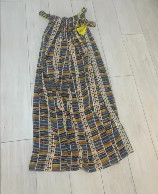 Vestido largo estampado Tan Trend talla única