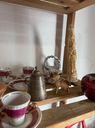 Lote antigüedades decoración