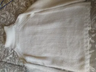 Jersey Señora Cuello Alto Blanco