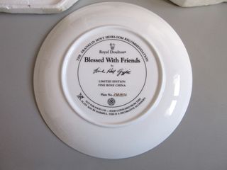 Piatto Teddy Bear Franklin Mint Royal Doulton