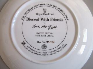 Piatto Teddy Bear Franklin Mint Royal Doulton