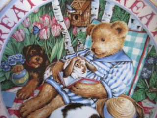 Piatto Teddy Bear Franklin Mint Royal Doulton