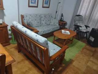 Conjunto Sofá 3+2 plazas y Mesa Centro