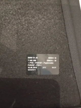 Bandeja maletero BMW f36 serie 4