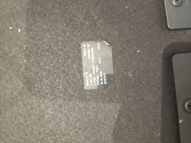 Bandeja maletero BMW f36 serie 4