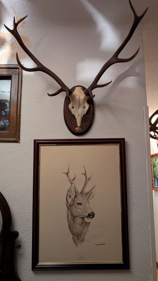 Varios Cuadros Luis Aldehuela - Caza