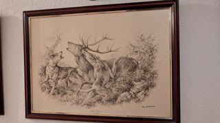 Varios Cuadros Luis Aldehuela - Caza