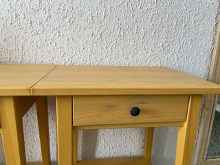 2 Mesitas Noche IKEA Hemnes Madera Amarilla