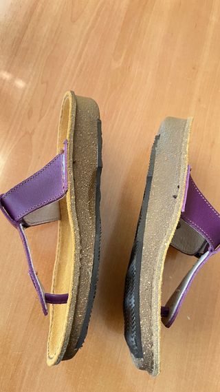 Sandalias El Naturalista Moradas Mujer Talla 38