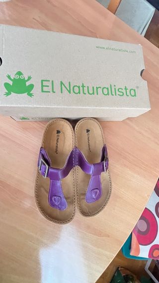 Sandalias El Naturalista Moradas Mujer Talla 38