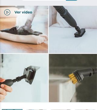 Vaporeta 2000W con accesorios