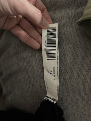 Blusa Stradivarius Negra Talla S