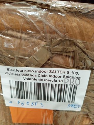 Bicicleta ciclo indoor SALTER S-100