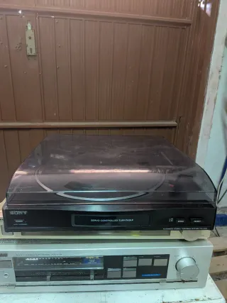 Giradischi Sony PS-LX49P Stereo Hi-Fi Nero