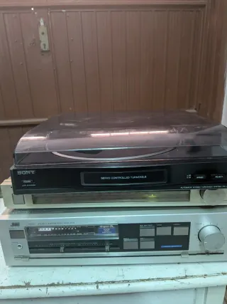 Giradischi Sony PS-LX49P Stereo Hi-Fi Nero