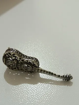 Miniatura Chitarra Argento Vintage