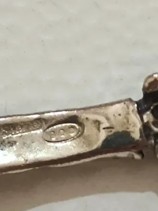 Miniatura Chitarra Argento Vintage