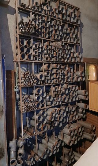 Bobinas de hierro galvanizado.