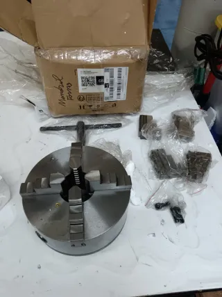 Mandril VEVOR K12-200 4 mordazas 200mm