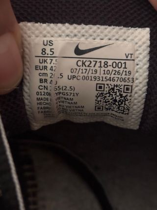 Nike Air VaporMax Zapatillas Negras Talla