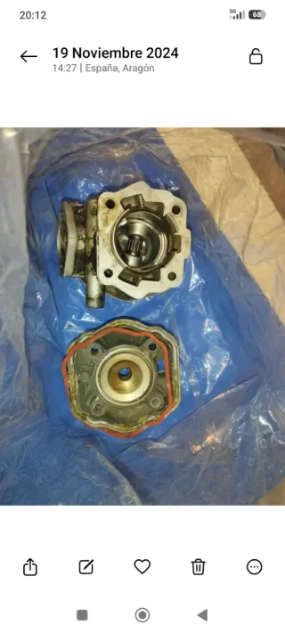 Despiece Derbi Senda Tubo Escape