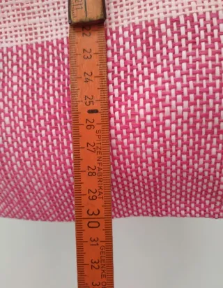 Borsa mare e cappellino fucsia/rosa