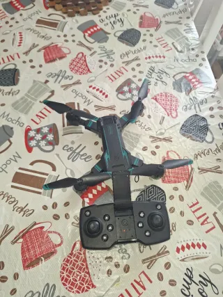 Dron Nuevo Negro y Azul Con camara