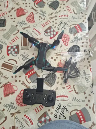 Dron Nuevo Negro y Azul Con camara