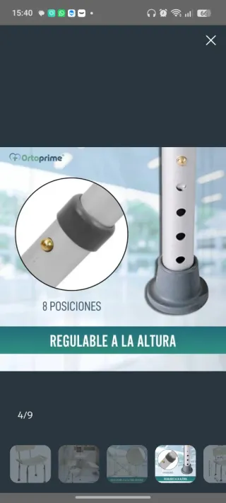 Silla ortopédica para ducha