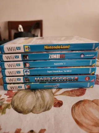 Nintendo Wii U Negra + Juegos