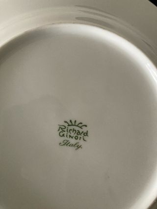Piatto Richard Ginori Giallo