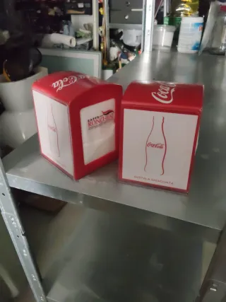 Portatovaglioli Bar Coca-Cola Rossi