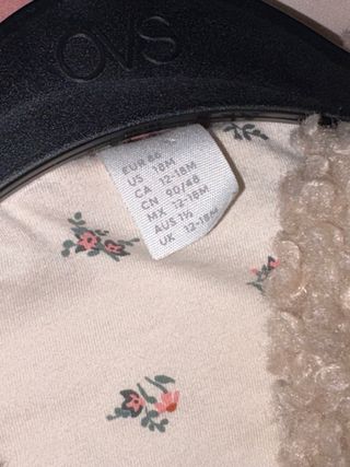 Completo H&M bambina floreale con gilet