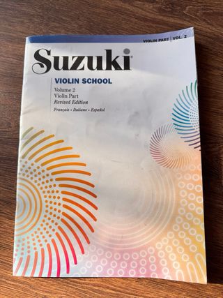 Libro Suzuki Violin School Vol. 1 y 2