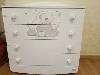 Lettino Foppapedretti Dolcestella + Cassettiera