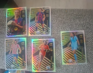 5 Cromos Premium Liga F Moeve 25/26