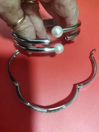 2 Pulseras de Mujer Acero Inoxidable