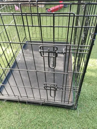 Jaula para perro negra