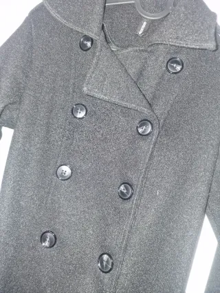 Gabardina mujer negra