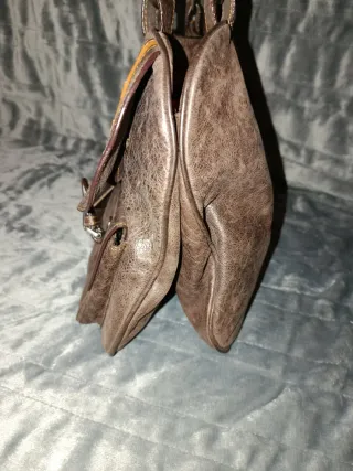 Borsa Dior Marrone con Dettagli Dorati