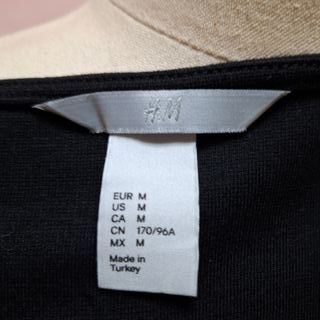 Vestito H&M Nero e Bianco Taglia M