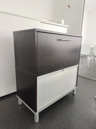 Armario archivador madera y metal